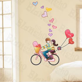 Love Biking - Large Wall Decals Stickers Appliques Home Decor