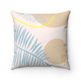 Blue Leaf Cushion Home Decoration Accents - 4 Sizes - 18" x 18"